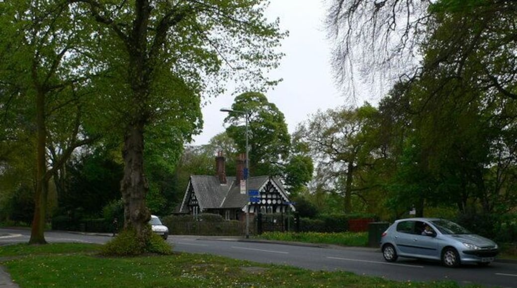 North Lodge, Wythenshawe Park On the northern periphery of the park, on Wythenshawe Road, and dated 1878.