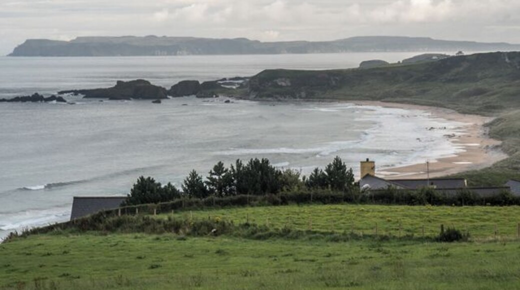 View from the YHA at Whitepark bay. It is a little remote if you do not have transport. Only two buses came each day during the period I was there. Not far from the Giant Causeway.