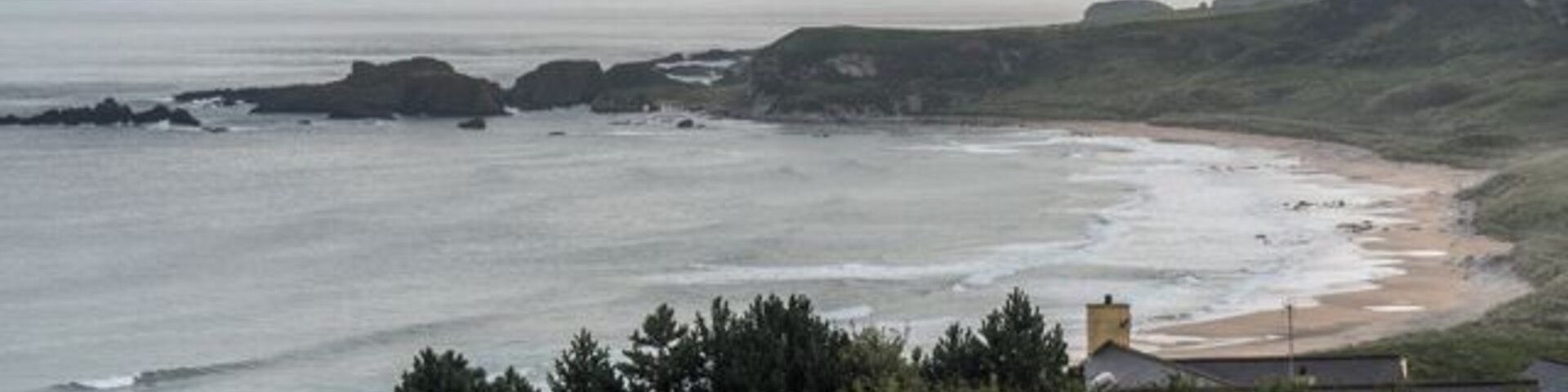 View from the YHA at Whitepark bay. It is a little remote if you do not have transport. Only two buses came each day during the period I was there. Not far from the Giant Causeway.