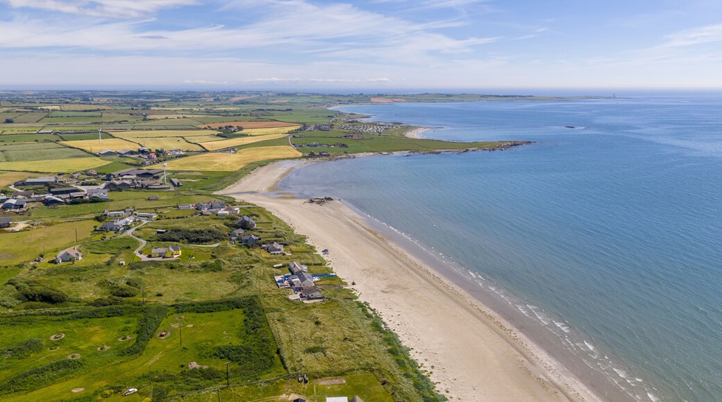 Aerial View Over Tyrella beach, County Down, Northern Ireland