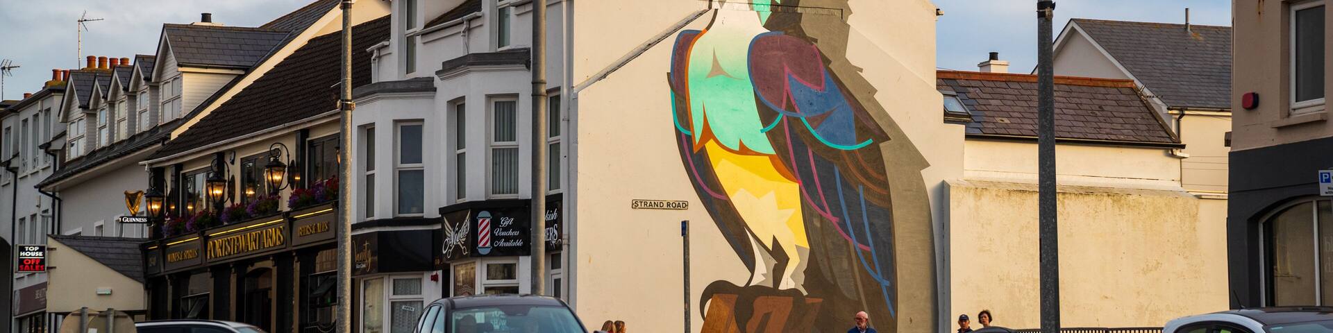 Portstewart which includes outdoor art