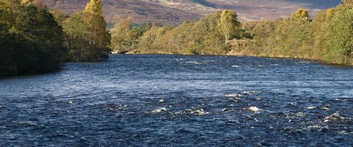 The River Dee opposite the sawmill near Burnroot Morven is in the distance about 8 miles away.