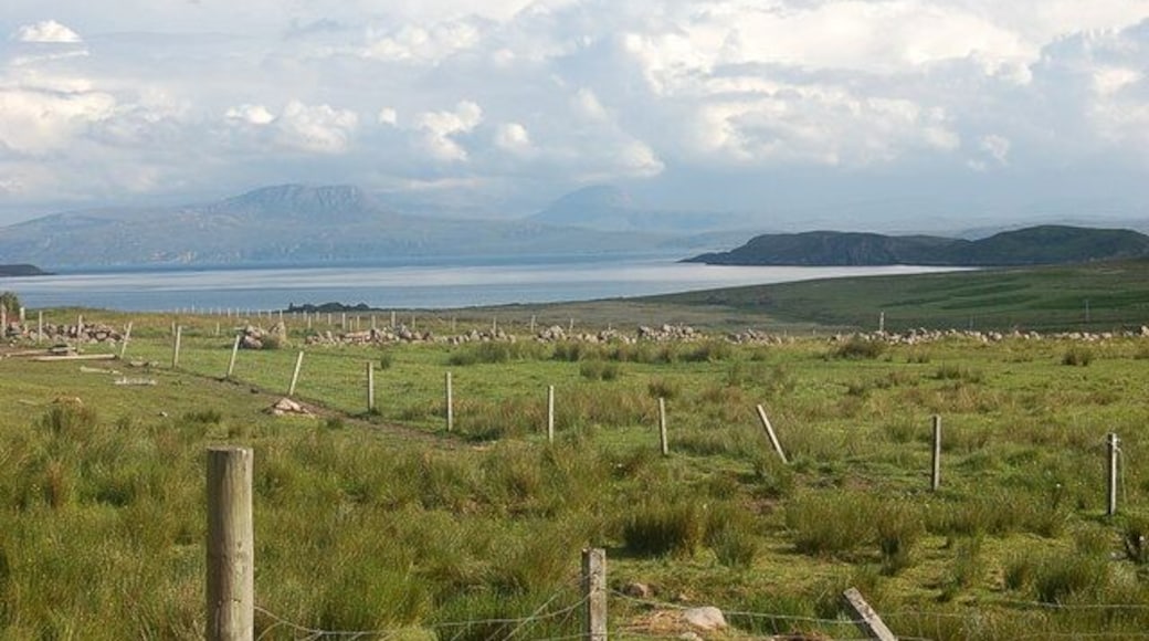View across Loch Broom past Horse Island, Achiltibuie View from Greenhill across Loch Broom in Achiltibuie. Further details see www.achiltibuiecottages.wordpress.com