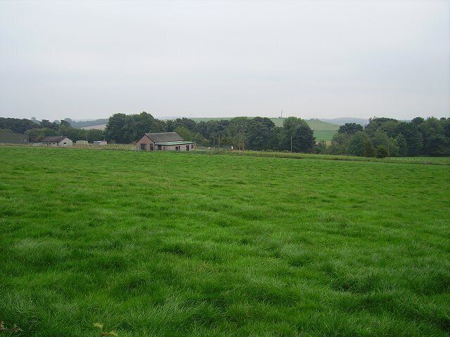 Field and waterworks. Waterworks, Gartmorn Dam.