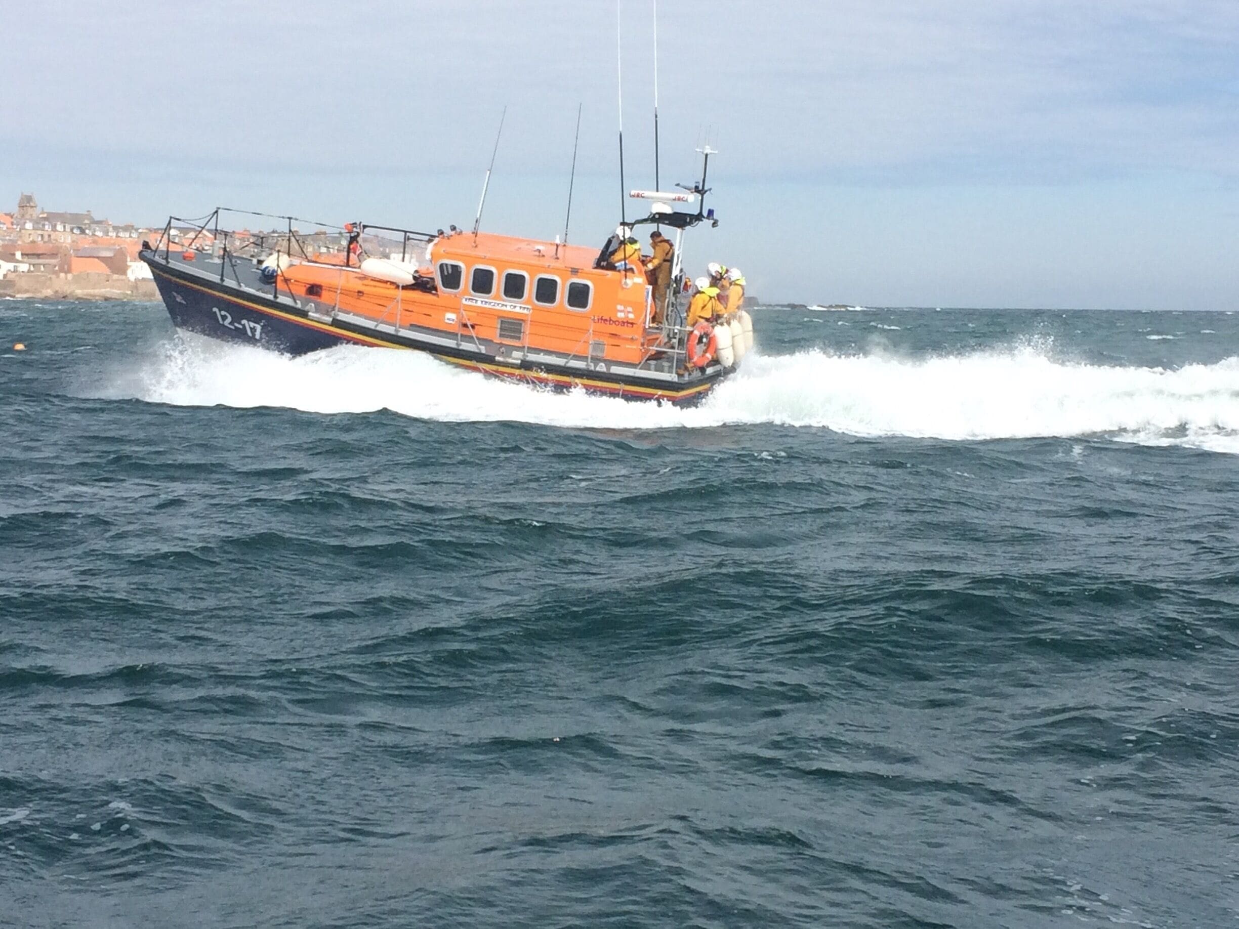 The lifeboat out for a wee ride