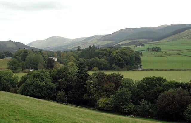 Moffat Dale. From Oakrigg, looking NE.