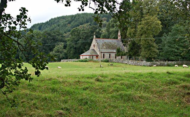 Struy Church From the flood banks of the Farrar