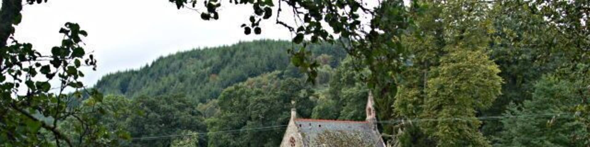 Struy Church From the flood banks of the Farrar