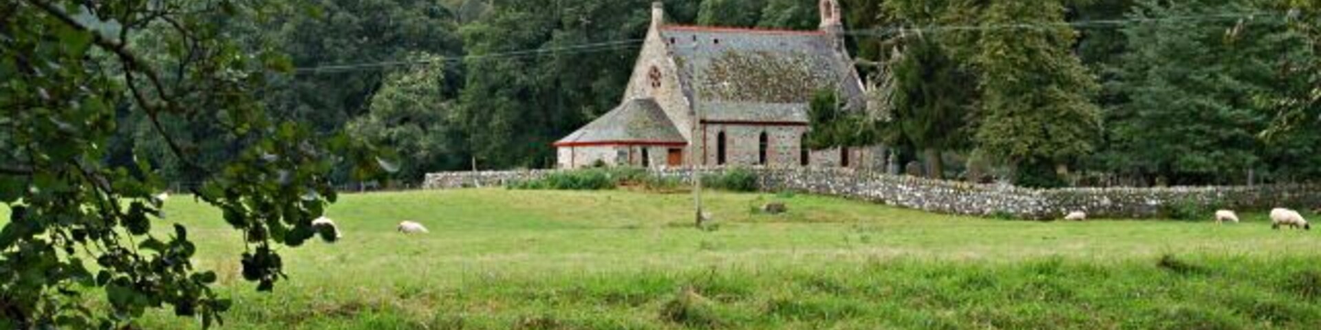 Struy Church From the flood banks of the Farrar