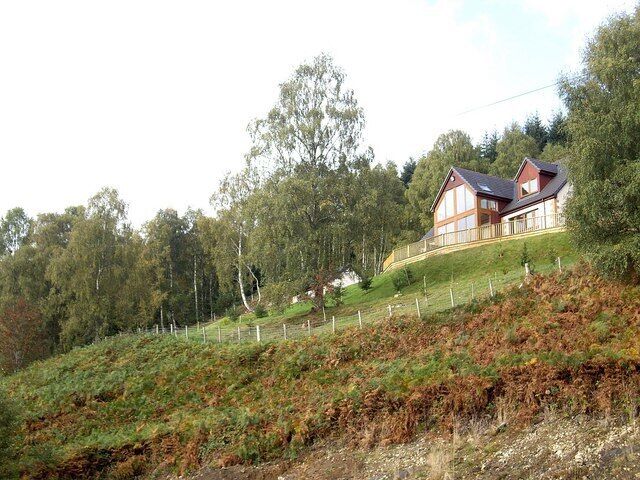 Strathglass View West end of Cannich; from the road heading up Glen Affric.