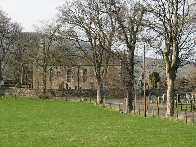 Lamington Church Seen from the A702.