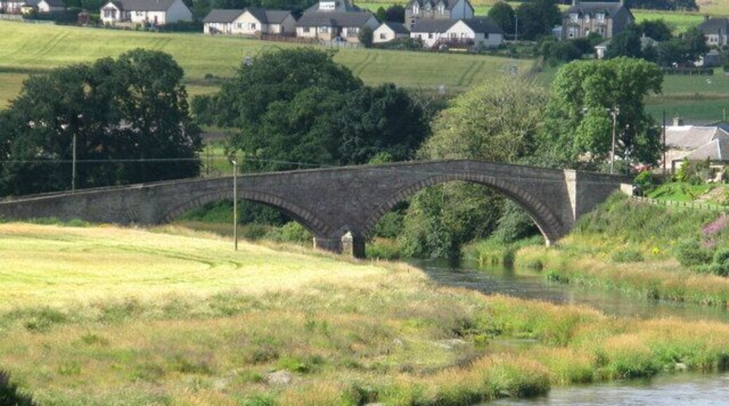 Thankerton Bridge The River Clyde flowing under the bridge.