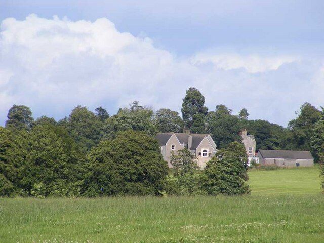 Looking towards Shieldhill from Eastertown farm View across farmland from Eastertown farm on the edge of Quothquan village.