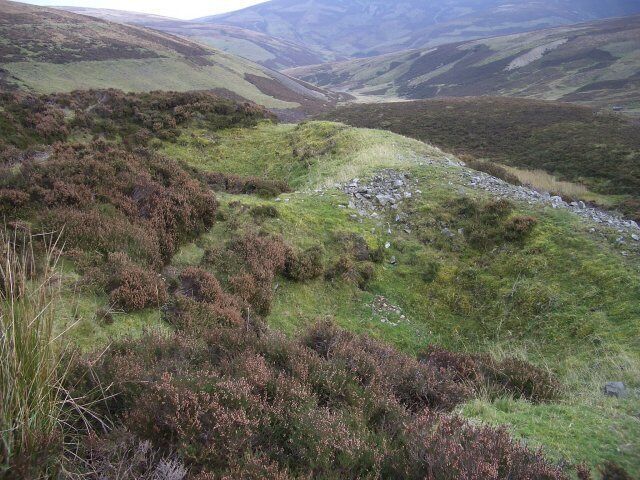 Old mine pits Filled-in mine pits in an area rich in mining history.