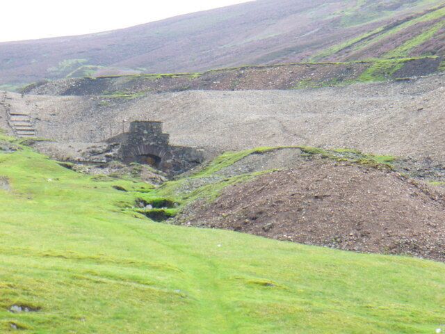 Former Lead Workings, Meadowfoot Industrial heritage in the remote Lowther Hills at Wanlockhead. http://en.wikipedia.org/wiki/Wanlockhead
