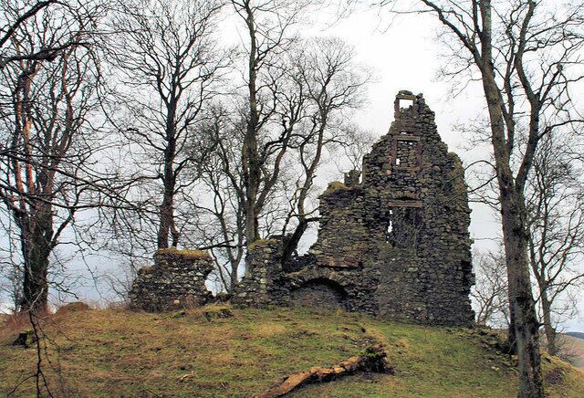 Castle Crawford Ruins of this Castle near the town of Crawford, South Lanarkshire.