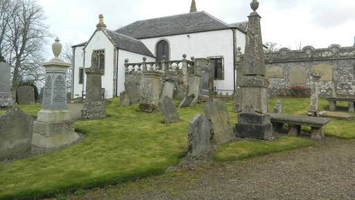 Culter Parish Church and graveyard