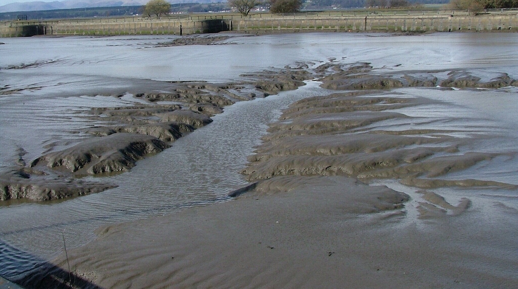 Tides out at Boness.