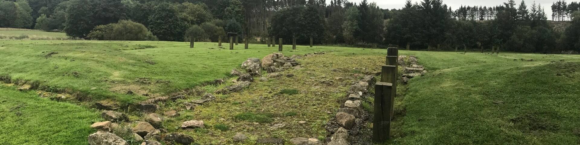 Kinneil Roman Fortlet (remains) on the Antonine Wall.