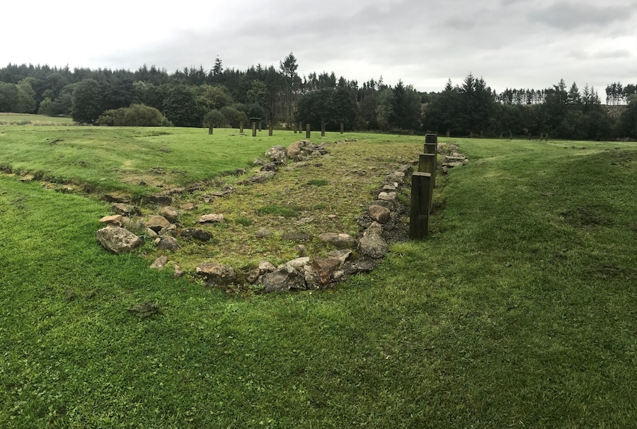 Kinneil Roman Fortlet (remains) on the Antonine Wall.