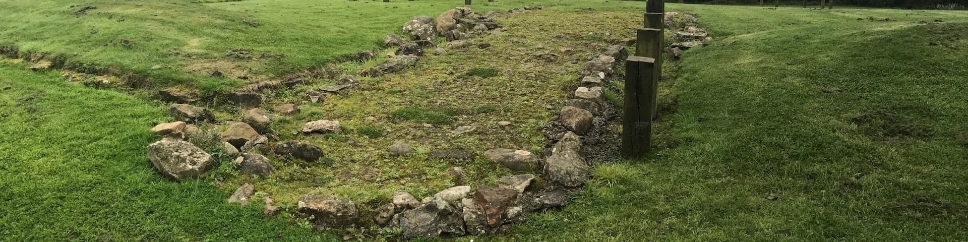 Kinneil Roman Fortlet (remains) on the Antonine Wall.