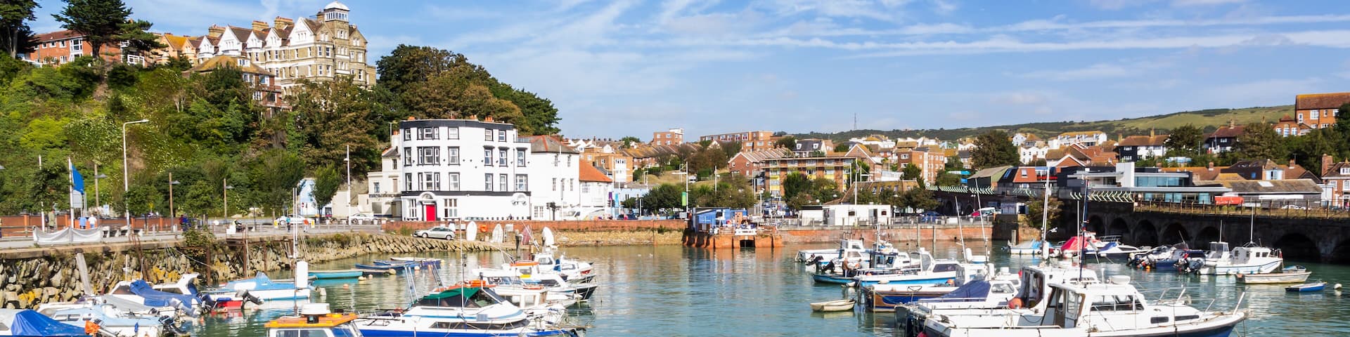 Summers day at Folkstone Harbour Kent England UK, Shutterstock ID 115219150, SF SSA Case with Manager Approval: Case 07151371, Job: Prepay credit, Client/Licensee: , Other: