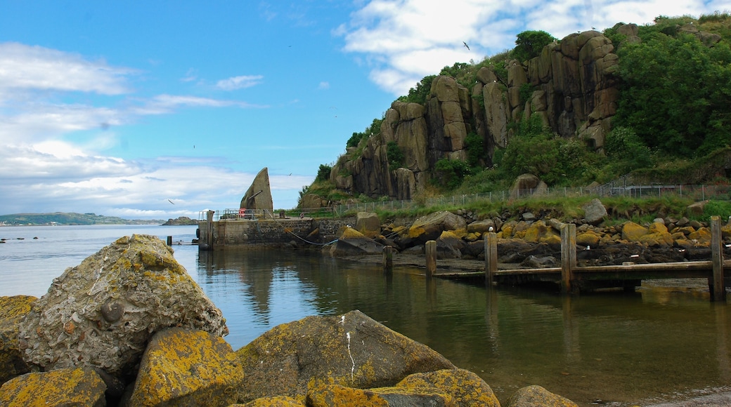 Inchcolm Island just off of Edinburgh. There are ruins of an old abbey in the island too.