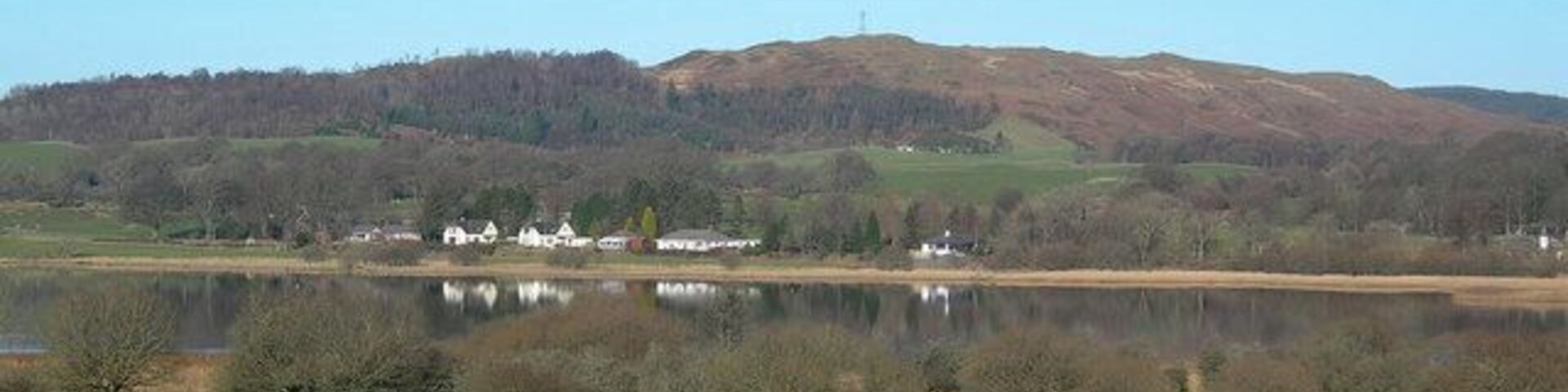 Looking Towards Parton Looking across Loch Ken from the RSPB reserve on a cold January morning.