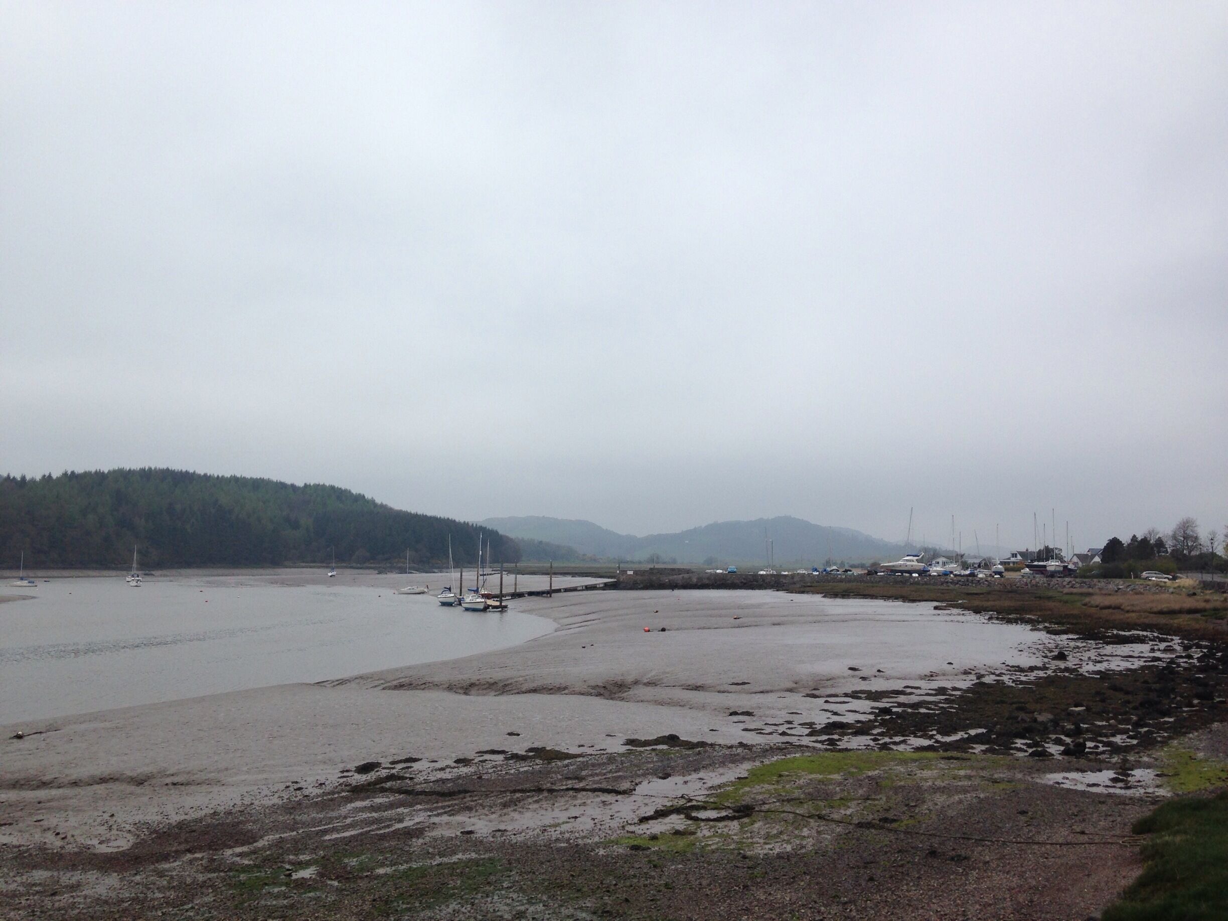 View from the end of the street in Kippford