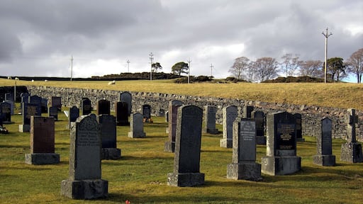 Cemetery near New Galloway A new cemetery near New Galloway.