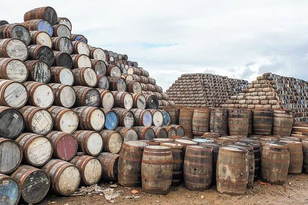 Whisky isn't whisky without barrels. The Speyside Cooperage has over 500,000 barrels waiting to be refit for use in the whisky industry. Their visitors centre offers tours to see how this process is done by hand.