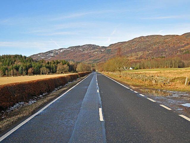 A85 West of Comrie