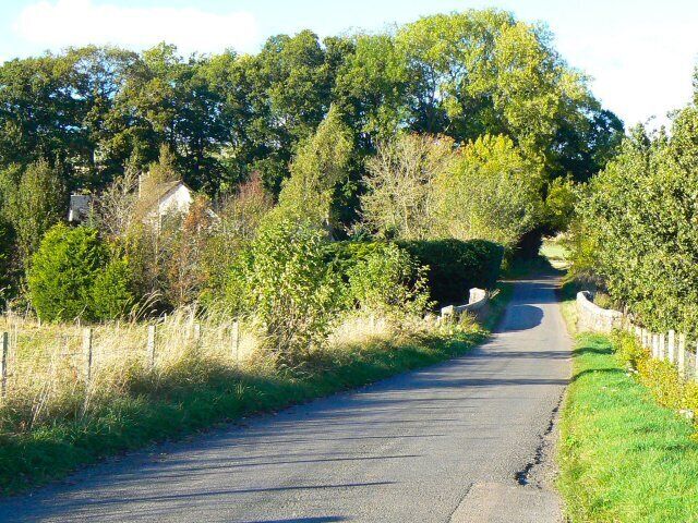 Inchaffray Bridge A small road bridge across the Pow Water.
