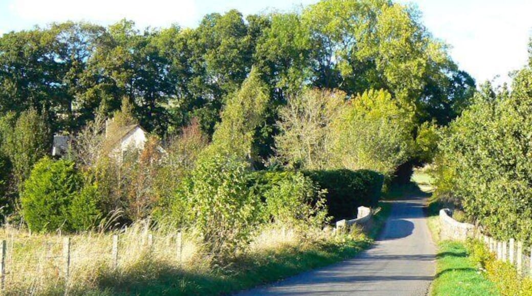 Inchaffray Bridge A small road bridge across the Pow Water.