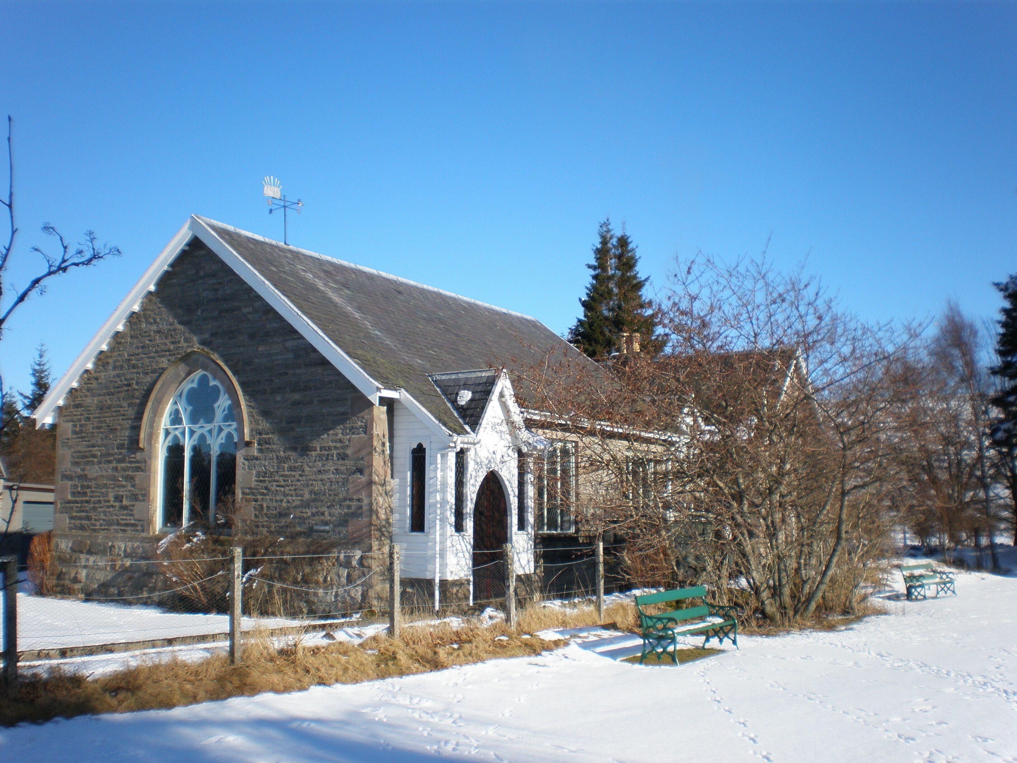 Old Converted Church near Railway Road Dalwhinnie