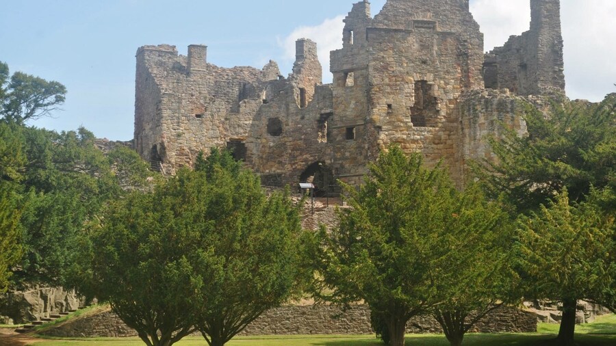 Dirleton Castle; East Lothian; Scotland.
