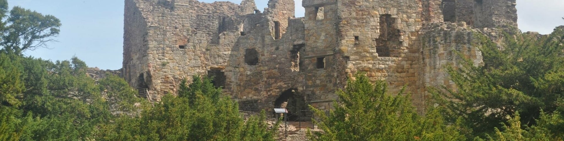 Dirleton Castle; East Lothian; Scotland.