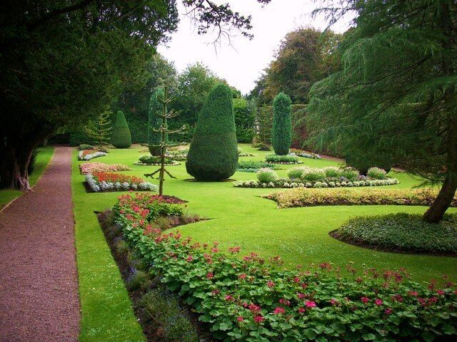 The Victorian Garden One of the magnificent Gardens at Dirleton Gardens.