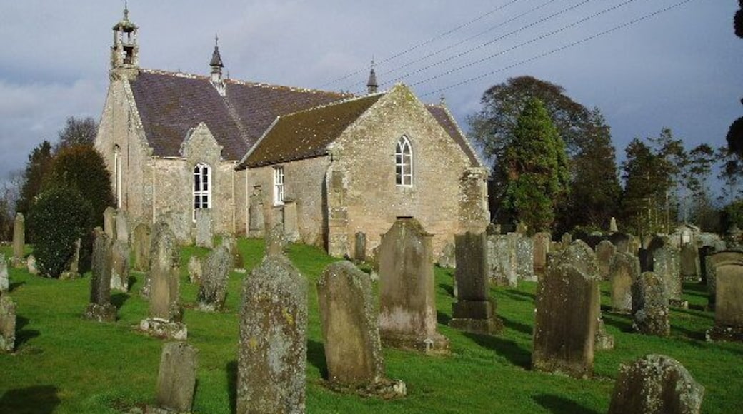Edrom Parish Church. This 19th Century Parish Church in the village of Edrom includes the 12th Century Edrom Norman Arch which is in the care of Historic Scotland.