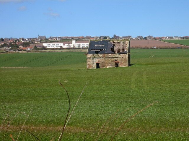 Whitehall Dovecote Lectern dovecote in bad state of repair. On Whitehall Estate near Chirnside.