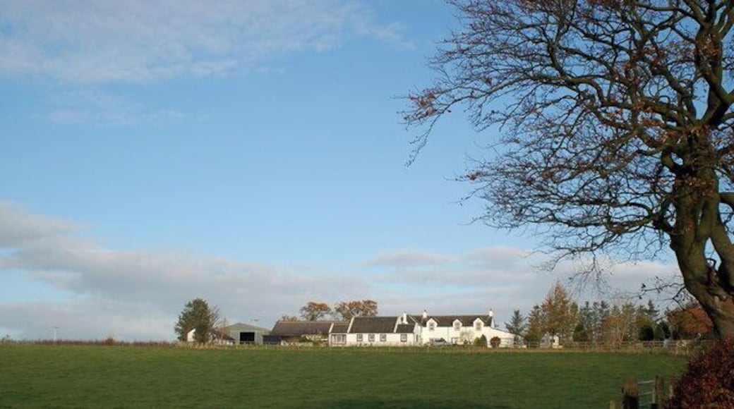 Hareshaw Farm Just south of Waterside, Hareshaw Farm stands in pastoral farmland, near the Craufurdland water