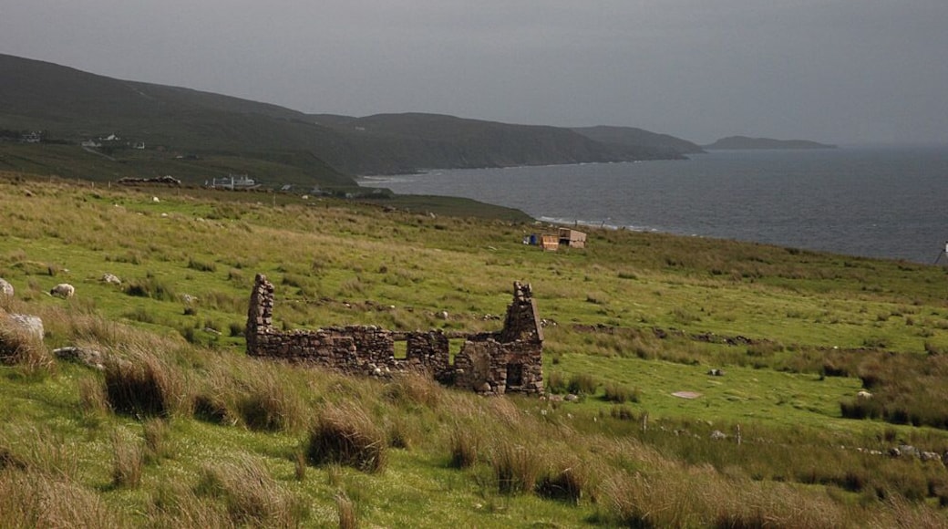 Grazing land to the north of Melvaig Gently sloping down towards the sea.