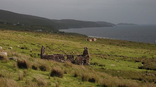 Grazing land to the north of Melvaig Gently sloping down towards the sea.