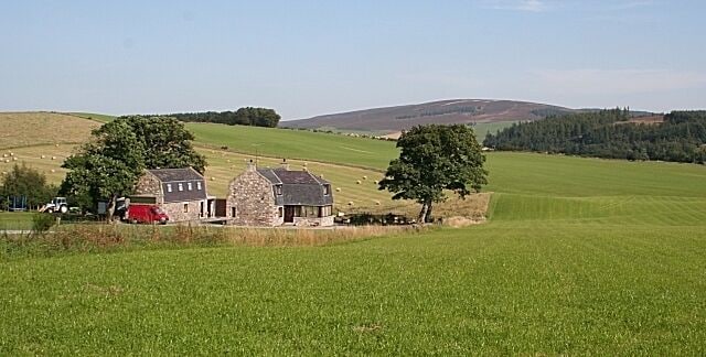 Nether Tyries. The farmhouse and steading have been modernised as houses.