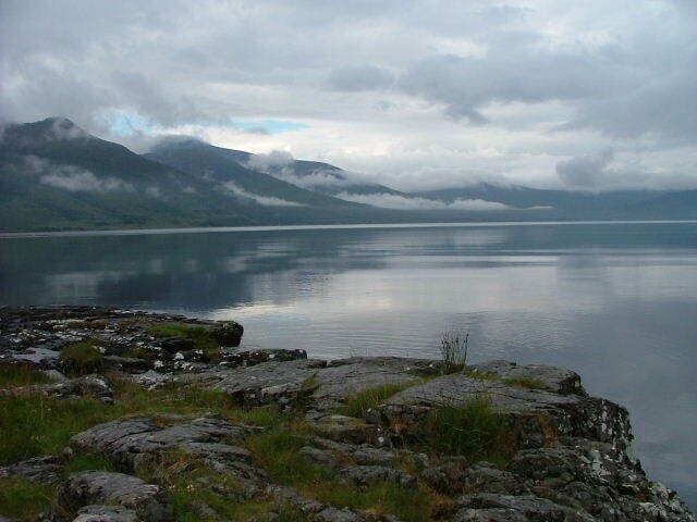 Tide in at Killiechronan At the head of Loch na Keal.