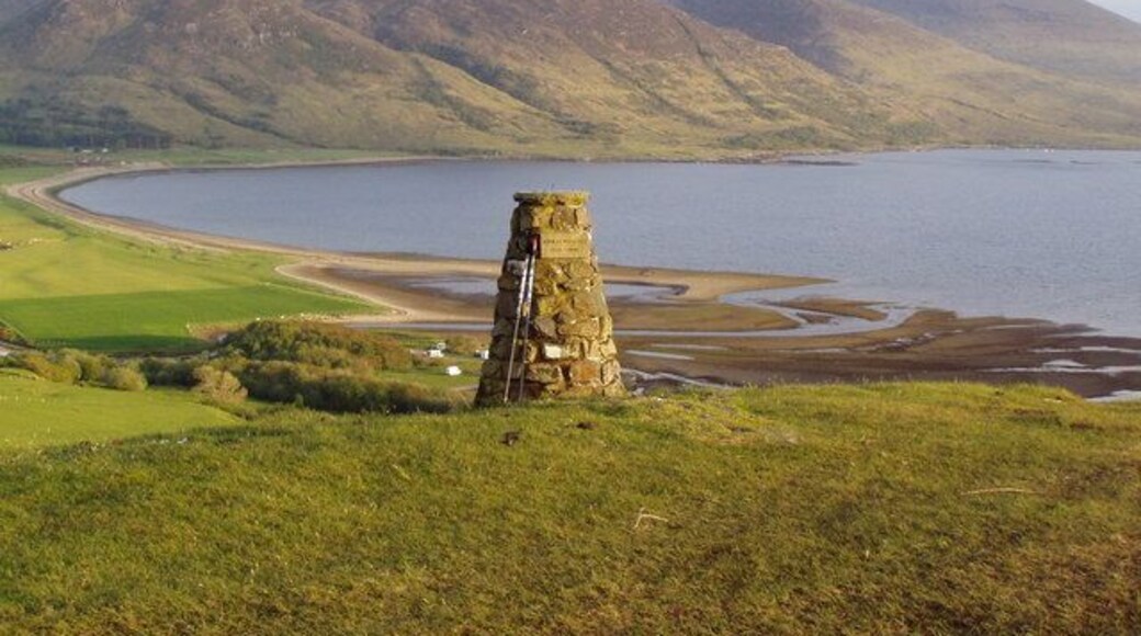 Memorial Cairn with Ben More behind