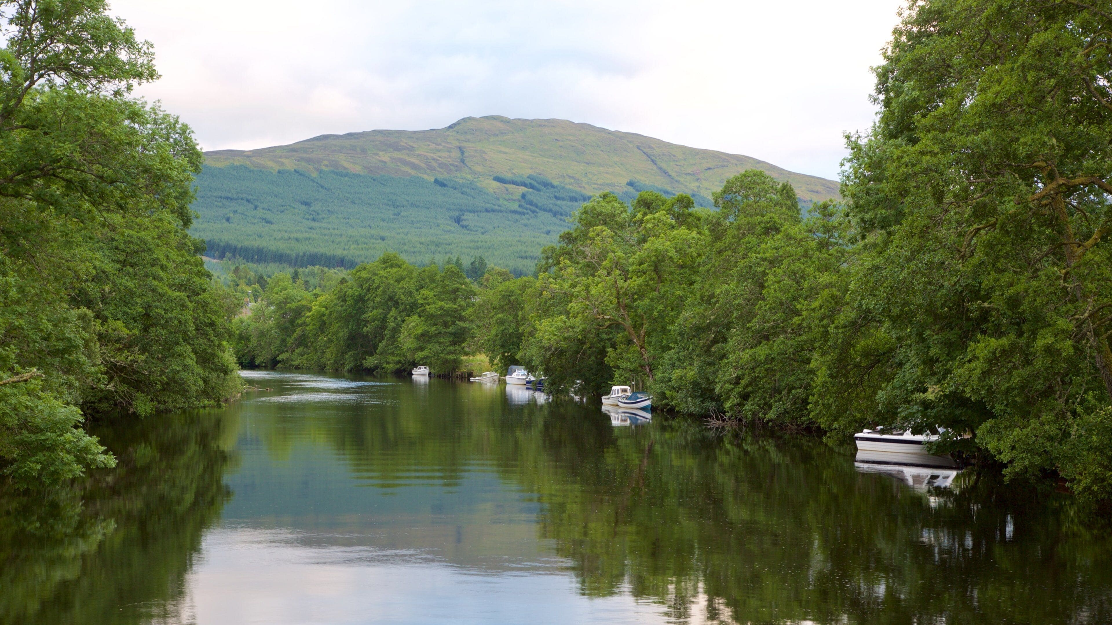 Killin featuring forests and a lake or waterhole