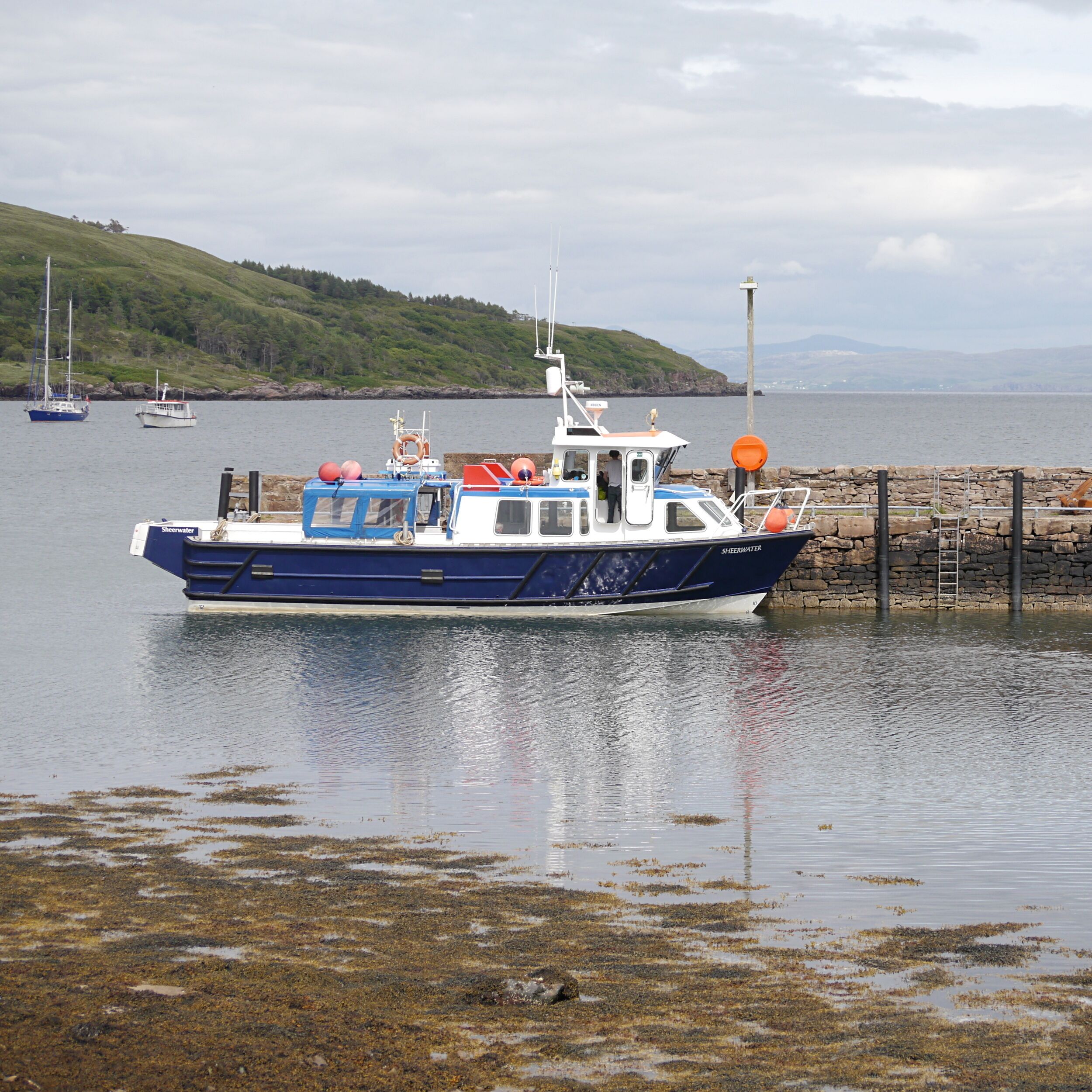 MV Sheerwater, at the old pier