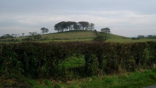 The Doon and old fort West of Twynholm, Dumfries and Galloway. CANMORE ref :http://canmore.rcahms.gov.uk/en/site/64068/details/the+doon+twynholm/