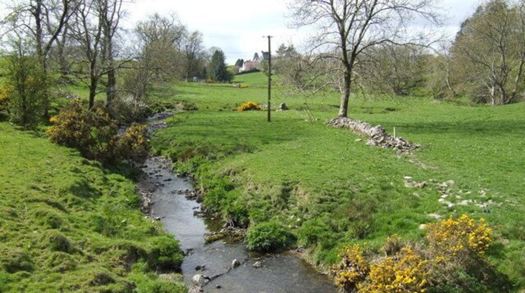 Old Mill Burn Looking from Ashland towards Twynholm.